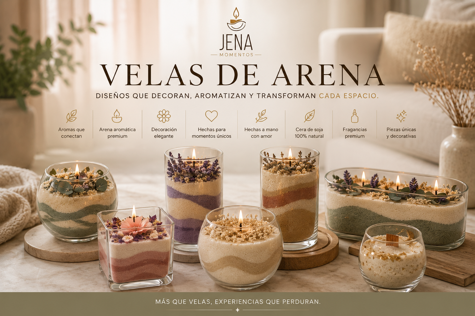 Velas de Arena JENA