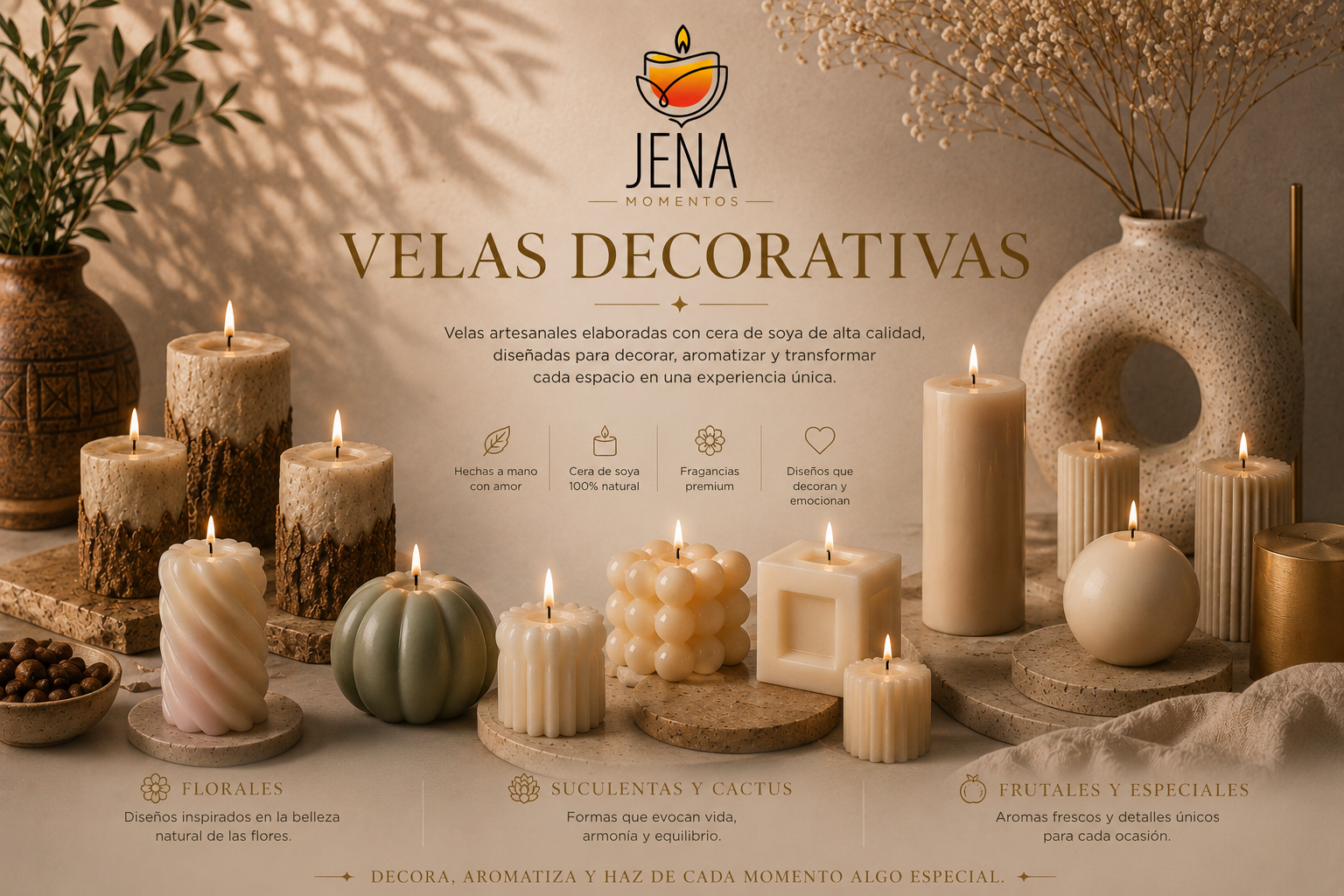 Velas Decorativas JENA